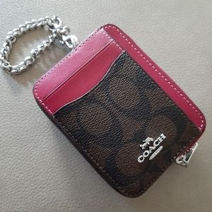 Coach Zip Card Case